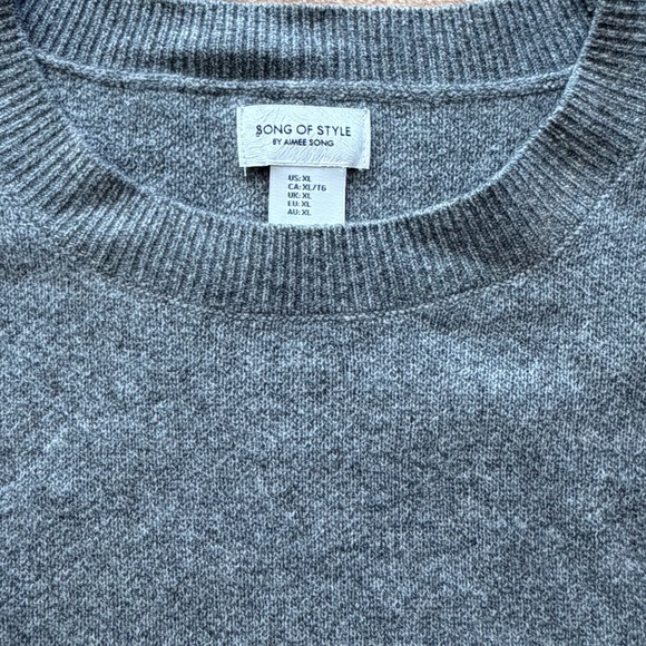 Song of Style Heather Gray Knit Fabric - Picture 7 of 8